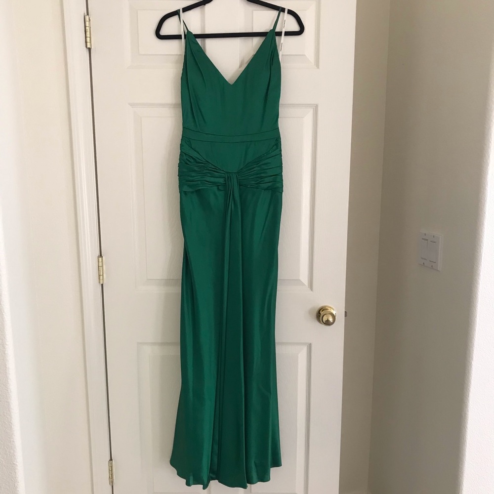Green satin floorlength dress from movie atonement